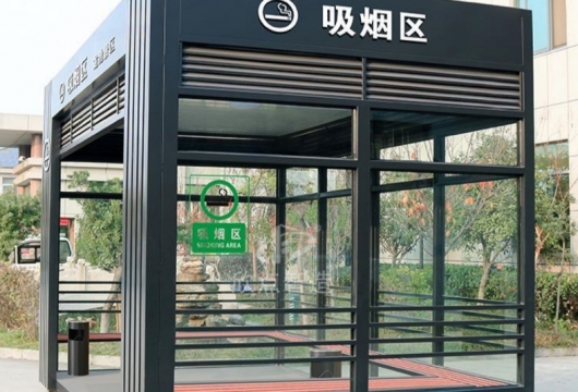 工廠和園區(qū)室外吸煙亭都長(zhǎng)什么樣？